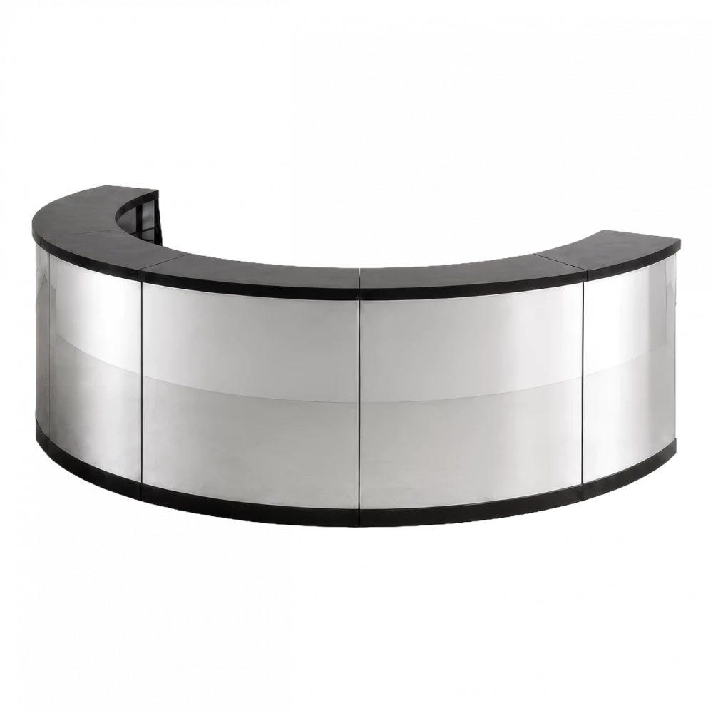 Round Mirror Bar (Silver) Half