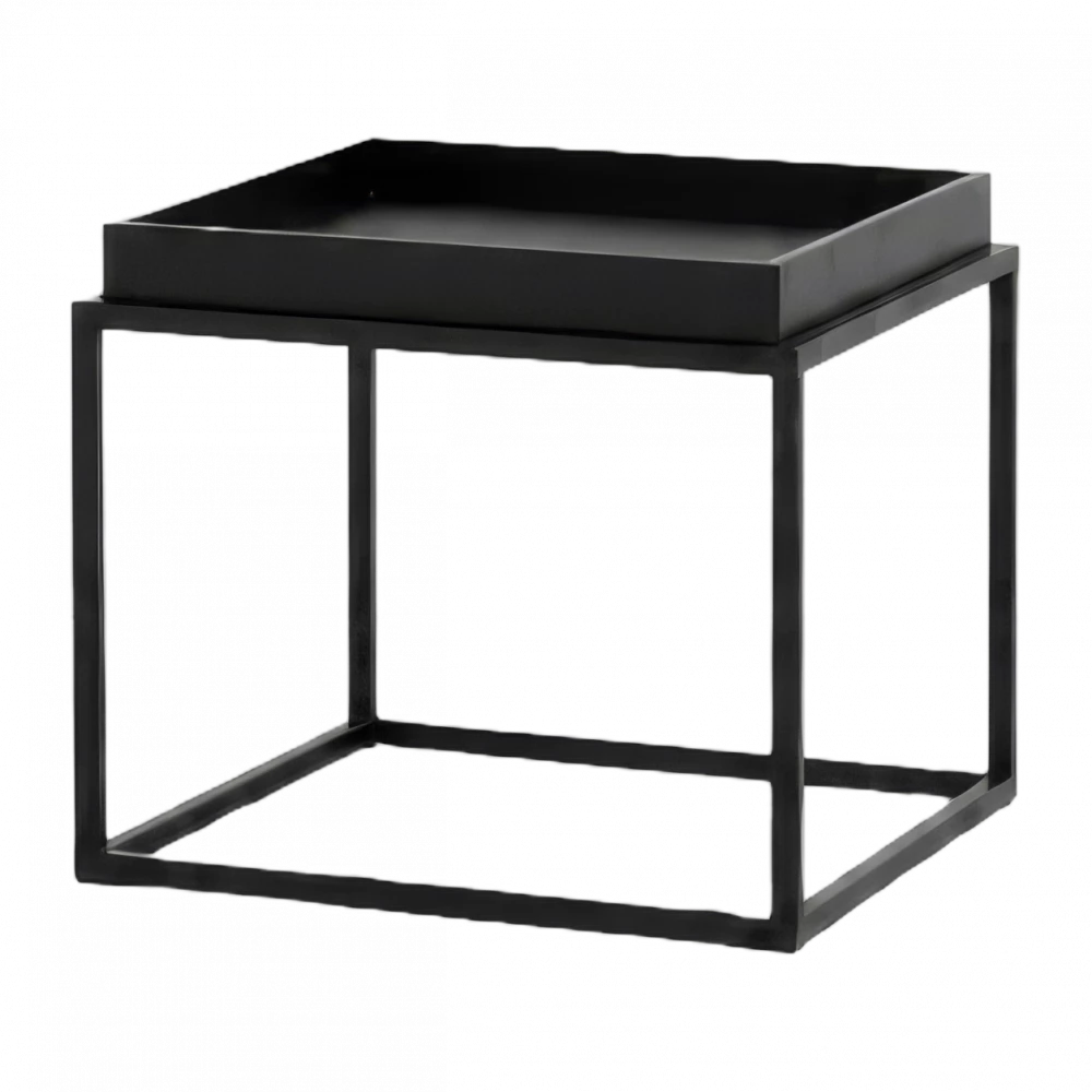 Black Plateau Side Table