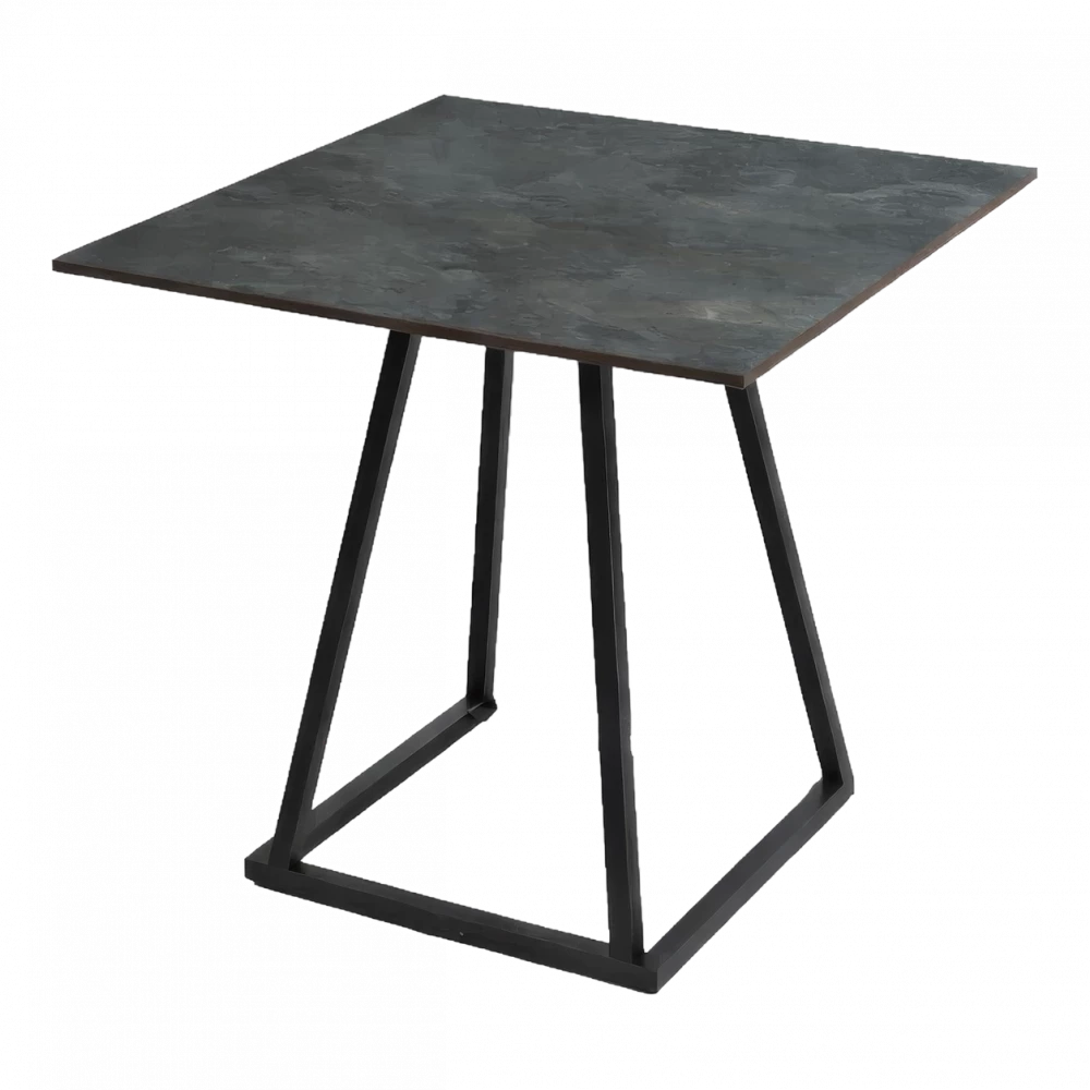 Trap Dining Table Black Frame
