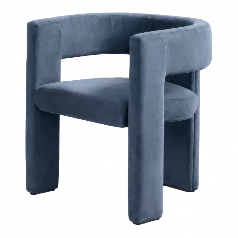 Blue Dalston Chair