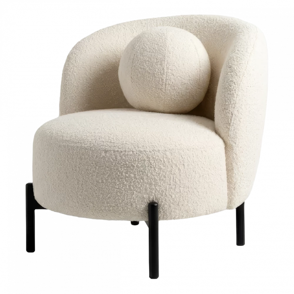 Boucle Curve Armchair