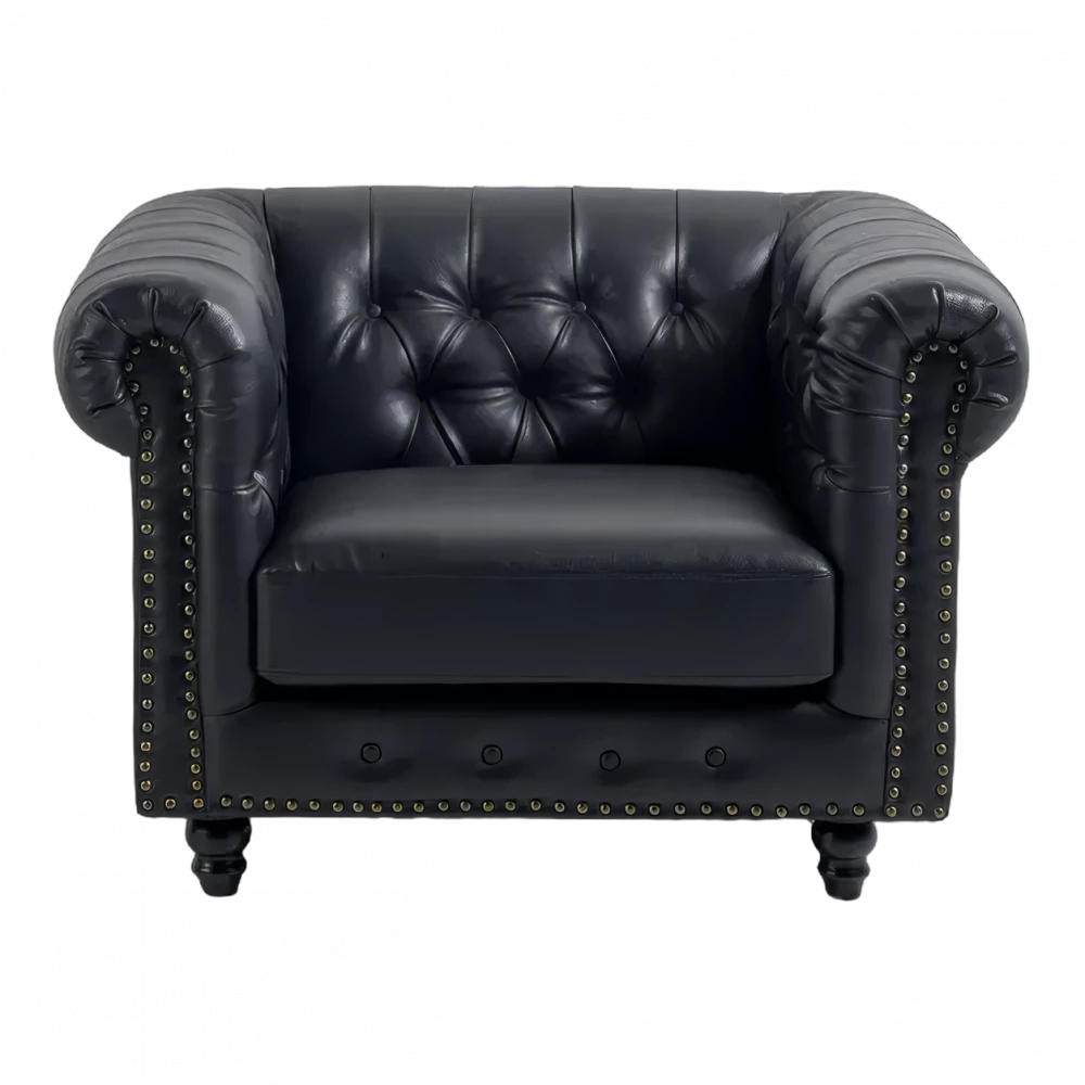 Chesterfield Armchair Black