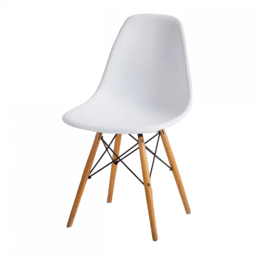 White Eames Chair (Armless)