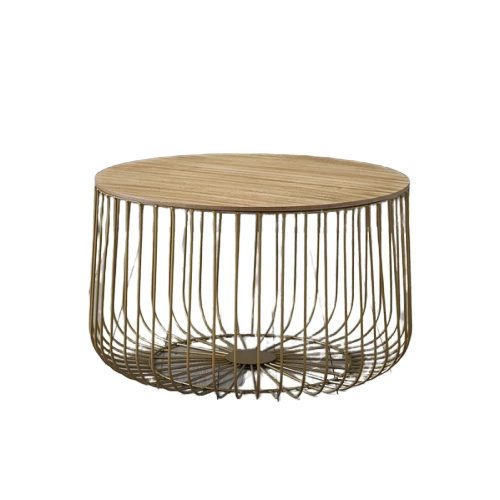 Gold Birdcage Coffee Table
