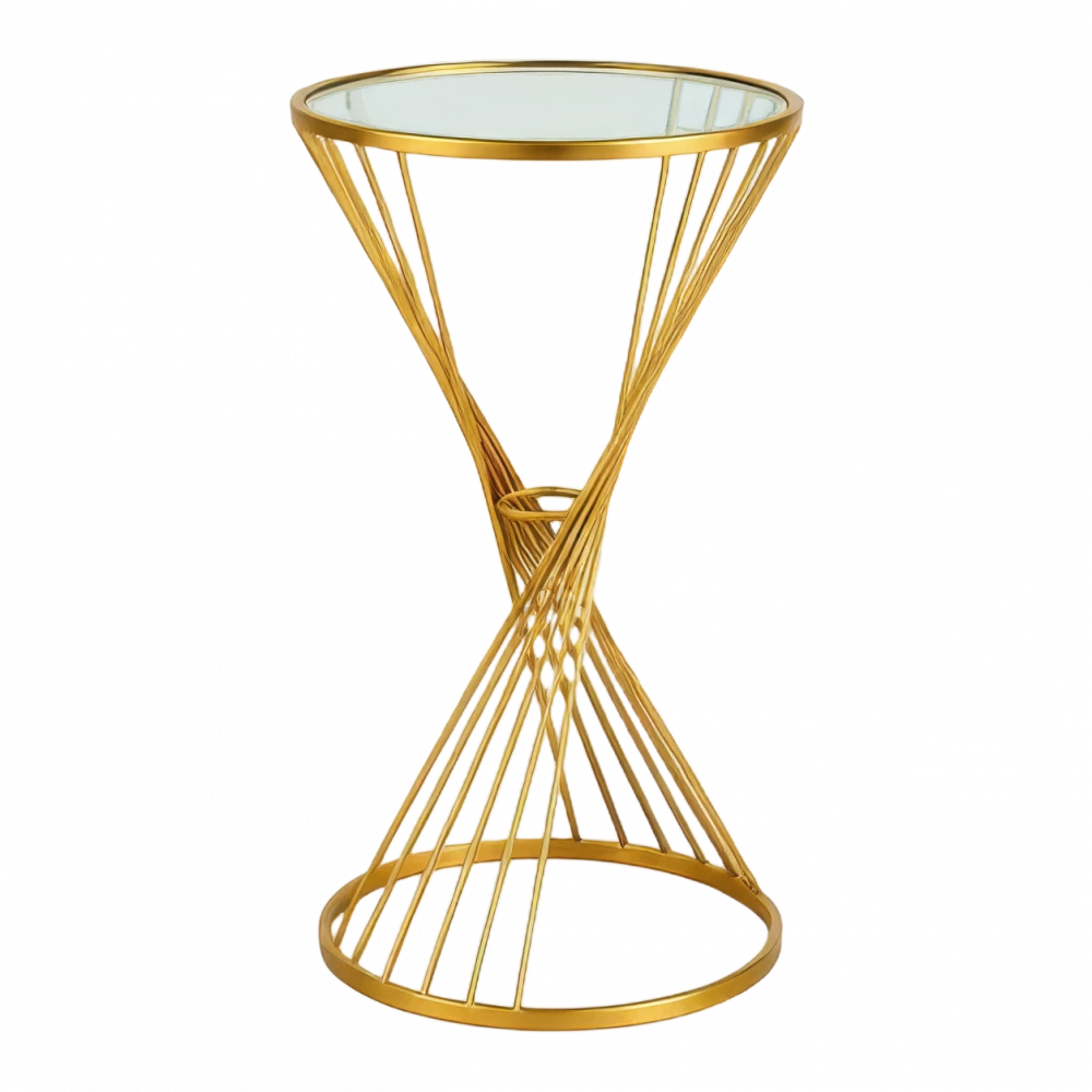 Gold Eclipse Side Table