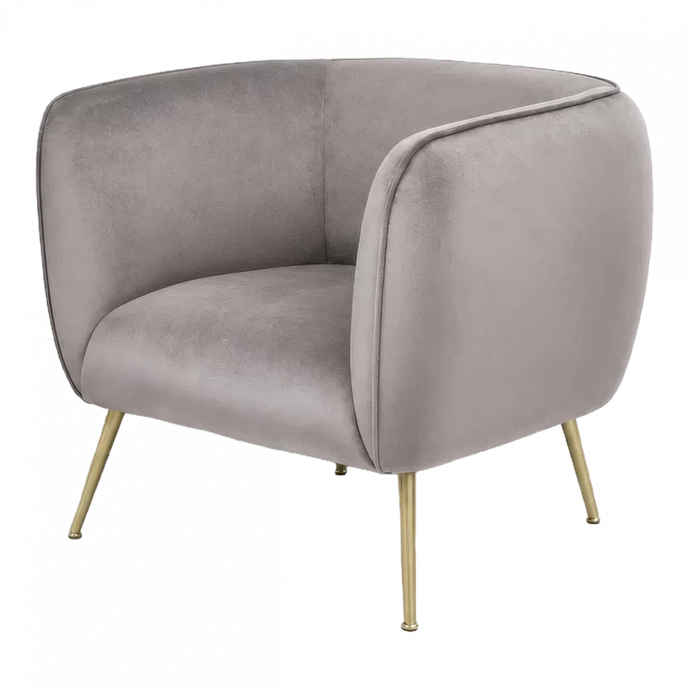 Grey Lush Armchair