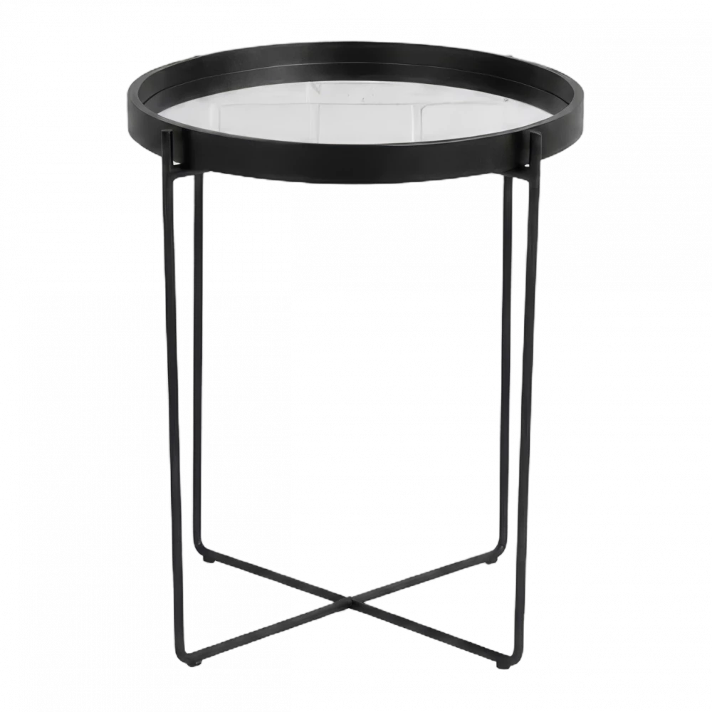 Mirrored Zen Side Table