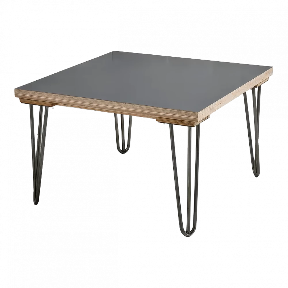 Black Scandi Side Table Hire
