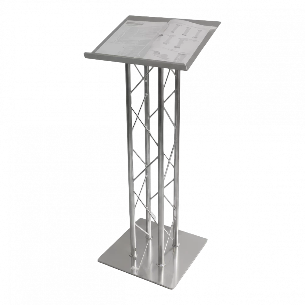 Silver Truss Lectern Hire