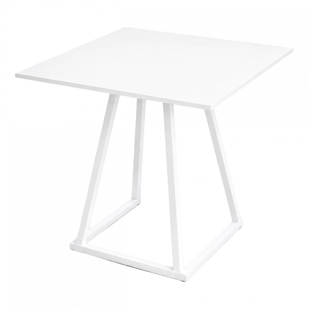Trap Dining Table White Frame