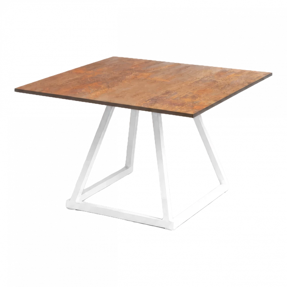 Trap Low Table White Frame
