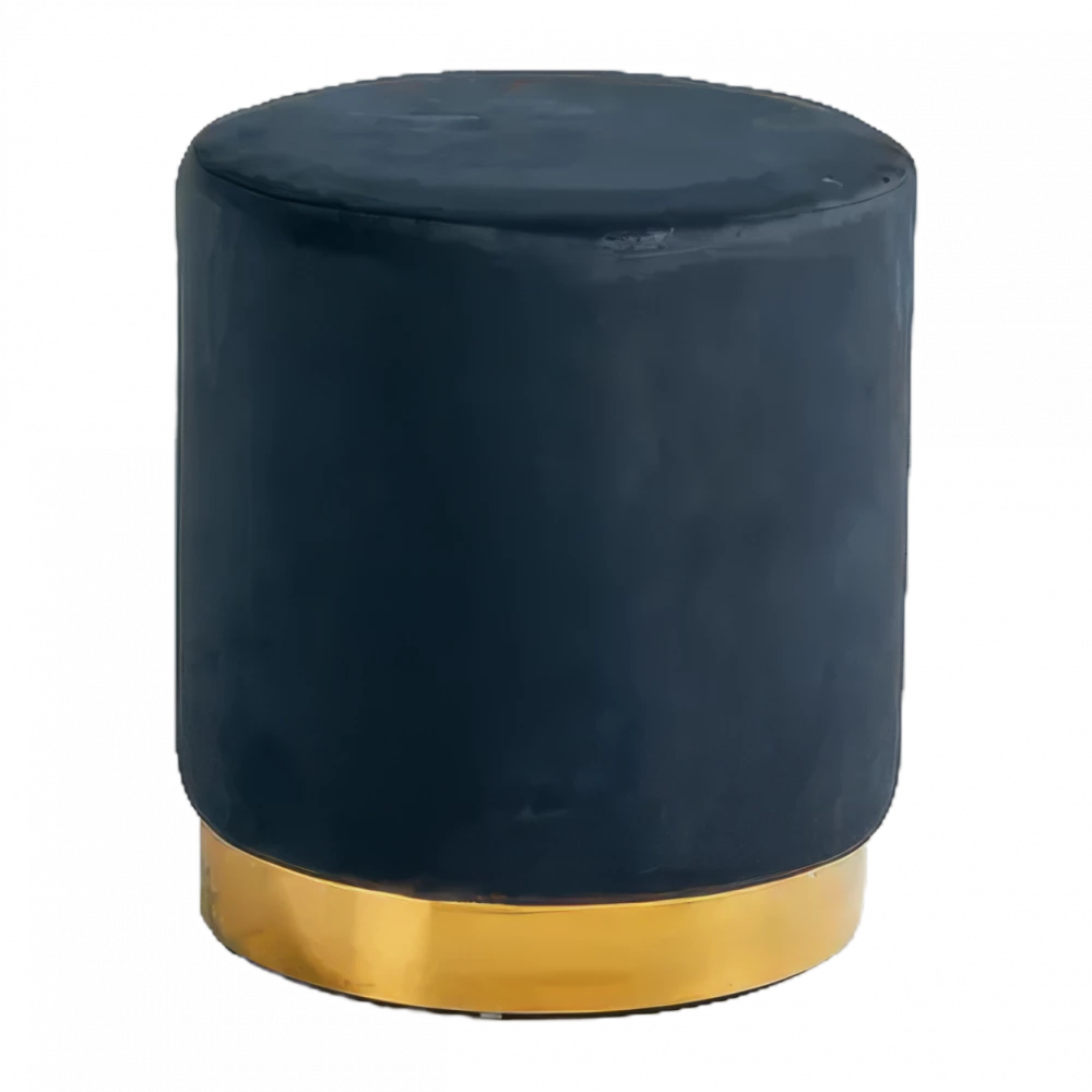 Small Black Paris Pouffe Hire