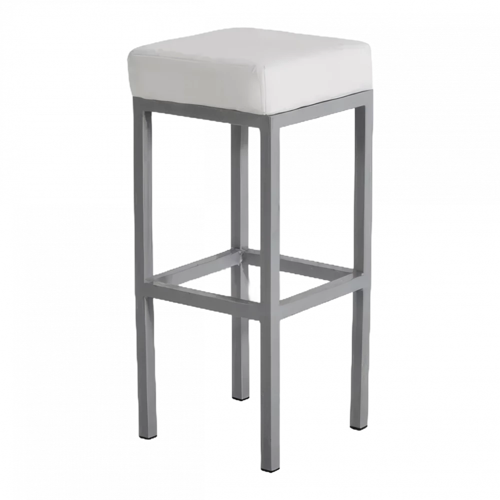 White Cube Bar Stool HIre
