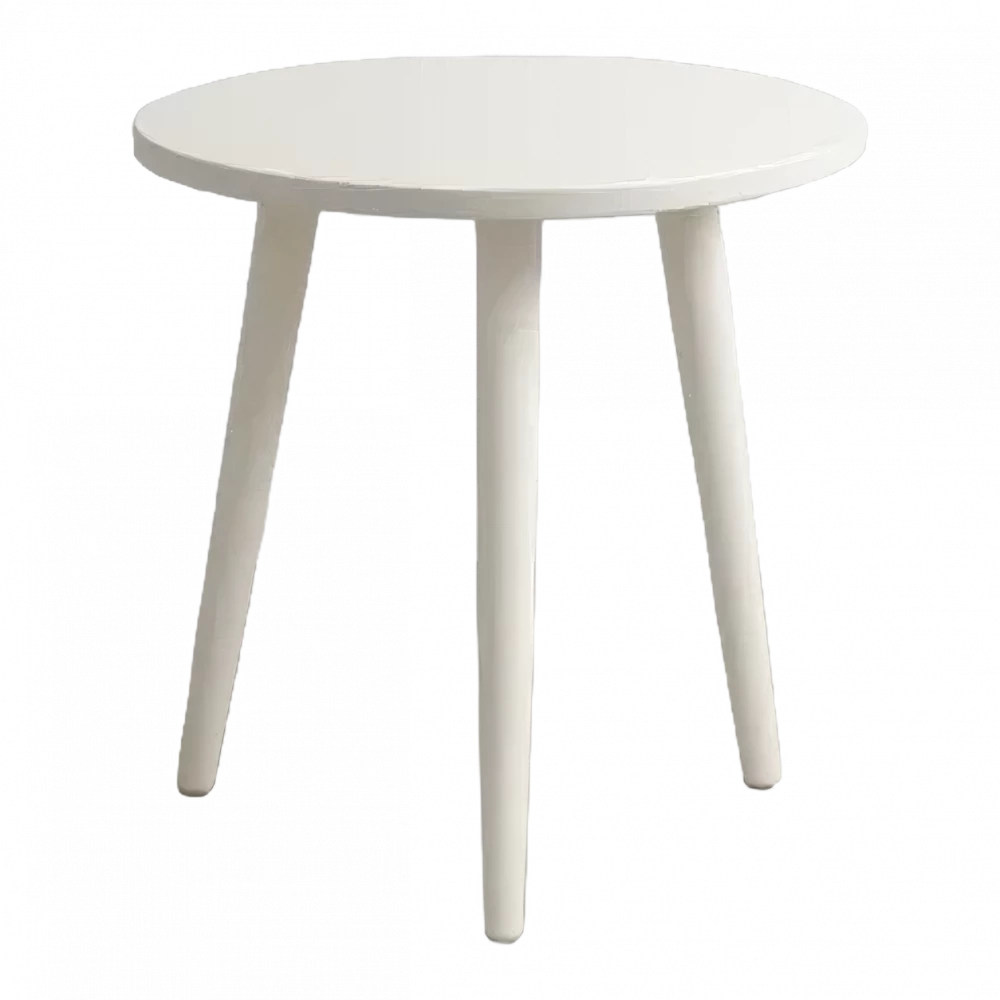 White Helsinki Side Table