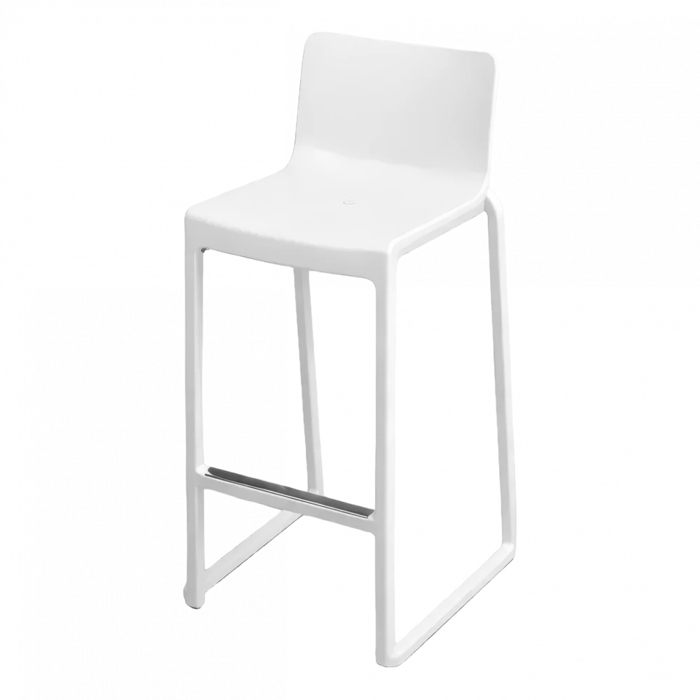 White Mono Stool