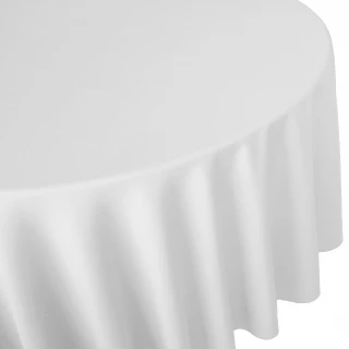 White Round Linen (108R)